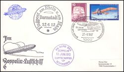 1987  Flugpost am Rhein und am Main - Darmstadt