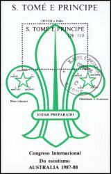 St. Tome & Prinzen 1988  Weltpfadfindertreffen