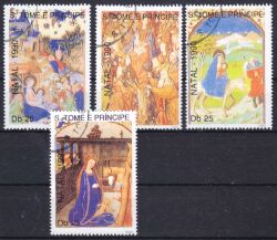 St. Tome & Prinzen 1990  Weihnachten: Gemälde