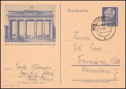 1950  Postkarten mit Ortsansichten - Brandenburger Tor