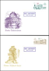 1987  Sonderpostkarten 750 Jahre Berlin