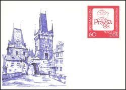 1988  Symbol der Briefmarken-Ausstellung Praga 1988