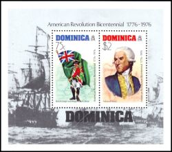 Dominica 1976  200 Jahre Unabhängigkeit der Vereinigten Staaten