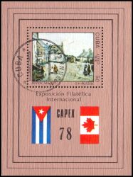 Kuba 1978  Intern. Briefmarkenausstellung "CAPEX `78"