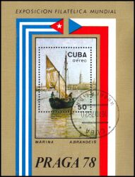 Kuba 1978  Intern. Briefmarkenausstellung "PRAGA `78"