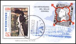 Cuba 1980  Intern. Briefmarkenausstellung Espamer 80
