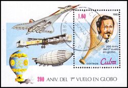 Cuba 1983  200 Jahre Luftfahrt