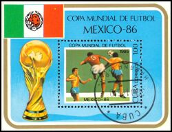 Kuba 1985  Fußballweltmeisterschaft in Mexiko 1986