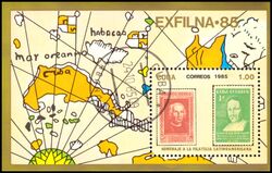 Cuba 1985  Briefmarkenausstellung EXFILNA 85