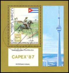 Kuba 1987  Intern. Briefmarkenausstellung "Capex ´87"