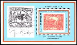 Cuba 1988  Intern. Briefmarkenausstellung PRAGA 88