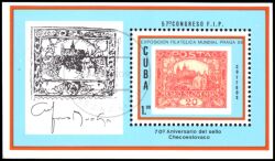 Kuba 1988  Intern. Briefmarkenausstellung "PRAGA ´88"