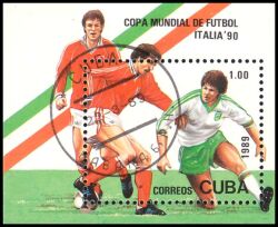 Kuba 1989  Fußball-Weltmeisterschaft 1990 in Italien