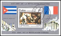 Cuba 1989  Intern. Briefmarkenausstellung PHILEXFRANCE 89
