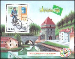 Kuba 1998  Intern. Briefmarkenausstellung "JUVALUX ´98"