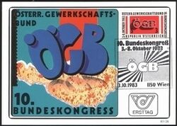1983  10. Bundeskongreß des ÖGB - MaxiCard
