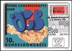 1983  10. Bundeskongre des GB - MaxiCard