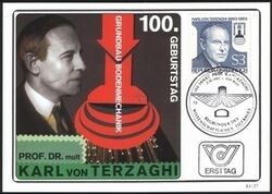 1983  Prof. Karl von Terzaghi - MaxiCard