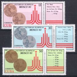 Kuba 1980  Olympische Sommerspiele in Moskau
