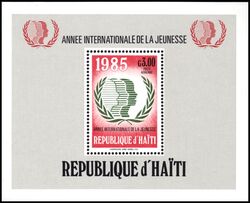 Haiti 1986  Internationales Jahr der Jugend