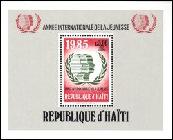 Haiti 1986  Internationales Jahr der Jugend