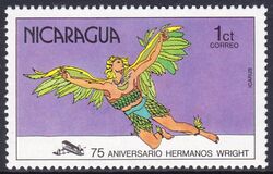 Nicaragua 1978  75. Jahrestag des ersten Motorfluges