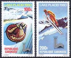 Gabun 1980  Olympische Winterspiele in Lake Placid