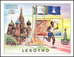 Lesotho 1980  Olympische Sommerspiele in Moskau