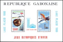 Gabun 1980  Olympische Winterspiele in Lake Placid
