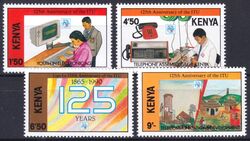 Kenia 1990  125 Jahre Internationale Fernmeldeunion (ITU)