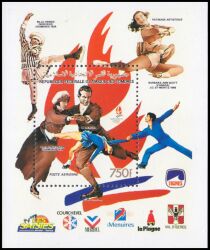 Komoren 1990  Olympische Winterspiele 1992 in Albertville