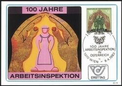 1983  100 Jahre Arbeitsinspektion - MaxiCard