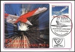 1983  25 Jahre Austrian Airlines - MaxiCard