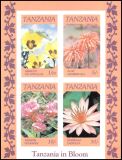 Tansania 1986  Blumen - ungezähnt