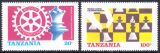 Tansania 1986  Rotary International/Schach WM