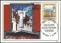 1983  100 Jahre sterr. Postsparkasse - MaxiCard