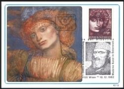 1982  Mod. Kunst: Mädchenkopf - MaxiCard