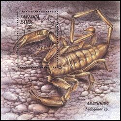 Tansania 1994  Spinnentiere - Skorpion