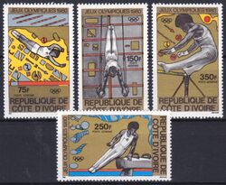 Elfenbeinküste 1980  Olympische Sommerspiele in Moskau