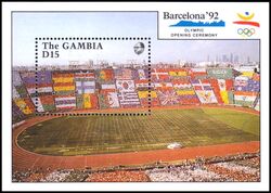 Gambia 1990  Olympische Sommerspiele 1992 in Barcelona