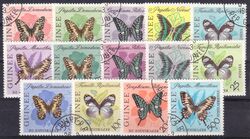 Guinea 1963  Freimarken: Schmetterlinge