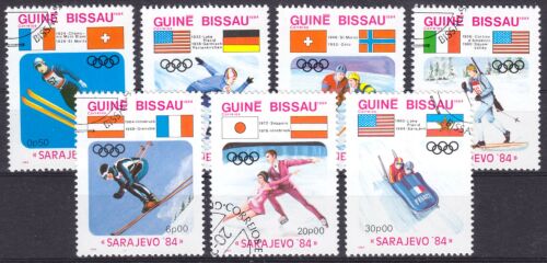 GuineaBissau 1984 Olympische Winterspiele in Sarajevo Briefmarken