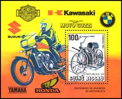 Guinea-Bissau 1985  100 Jahre Motorrad
