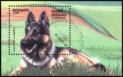 Guinea-Bissau 1988  Rassehunde: Schferhund