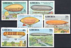 Liberia 1977  75 Jahre Zeppelin-Luftschiffe