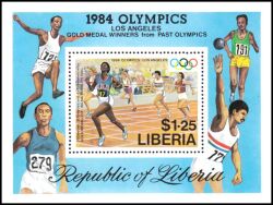 Liberia 1984  Olympische Sommerspiele in Los Angeles