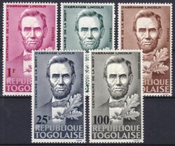 Togo 1965  100. Todestag von Abraham Lincoln