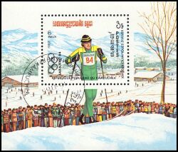 Kambodscha 1983  Olympische Winterspiele 1984 in Sarajevo