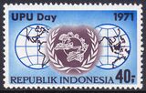 Indonesien 1971  Tag des Weltpostvereins (UPU)