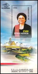Indonesien 1996  Tod von Ibu Tien Suharto